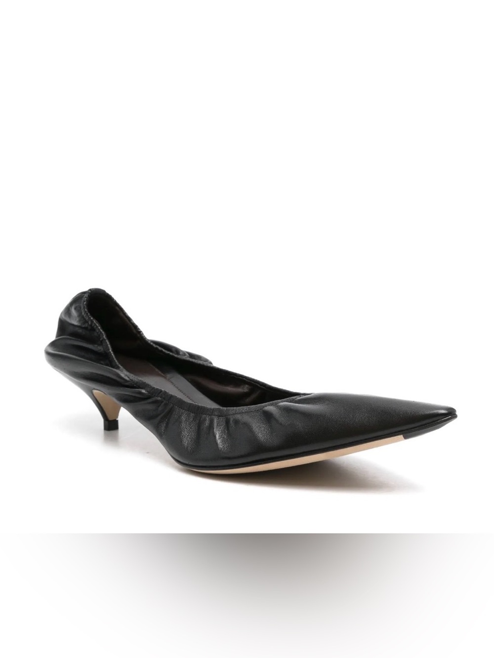 The Row 40mm Liisa Kitten Heel Rouche Pump 37